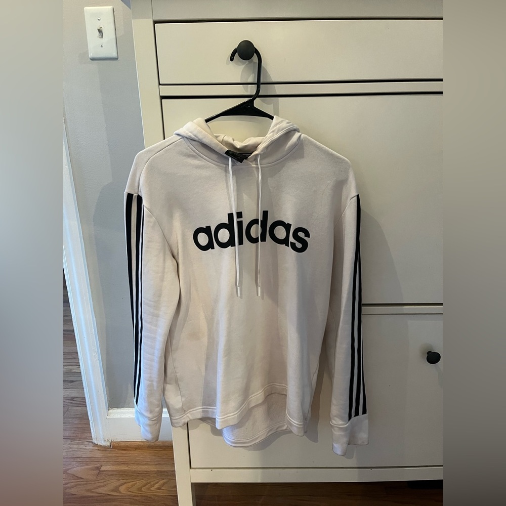 Adidas White hoodie
